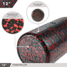 High-Density Foam Roller 12" Speckled Red Day 1 Fitness fitness Foam physical therapy Training