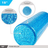 High-Density Foam Roller Solid Blue Day 1 Fitness fitness Foam physical therapy Training