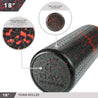 High-Density Foam Roller 18" Speckled Red Day 1 Fitness fitness Foam physical therapy Training