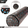 High-Density Foam Roller 24" Speckled USA Day 1 Fitness fitness Foam physical therapy Training