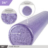 High-Density Foam Roller 36" Solid Purple Day 1 Fitness fitness Foam physical therapy Training