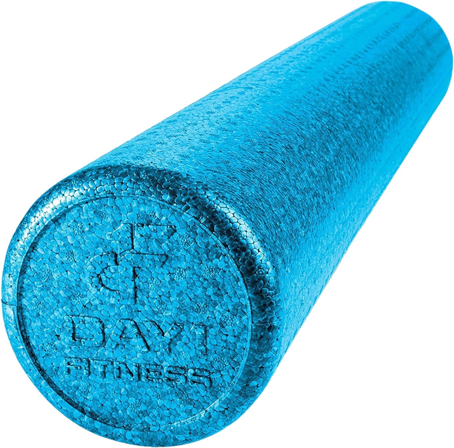 High-Density Foam Roller 36" Solid Blue Day 1 Fitness