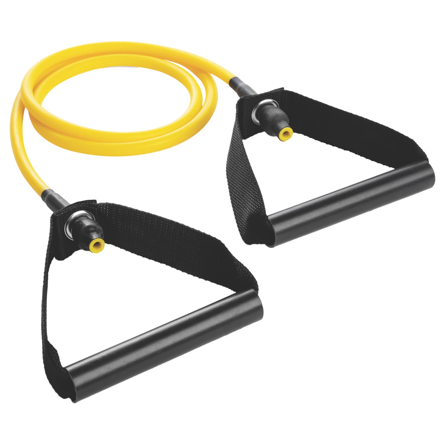 XP Resistance Tubing with PVC Handles Series Extra-Light / Yellow RHINO Fitness __label:NEW! fitness physical therapy resistance Training tubing