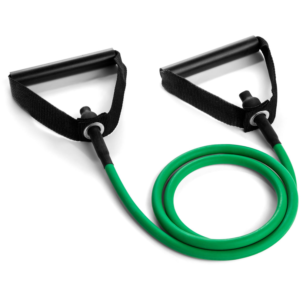 XP Resistance Tubing with PVC Handles Series Light / Green RHINO __label:NEW! fitness physical therapy resistance Training tubing