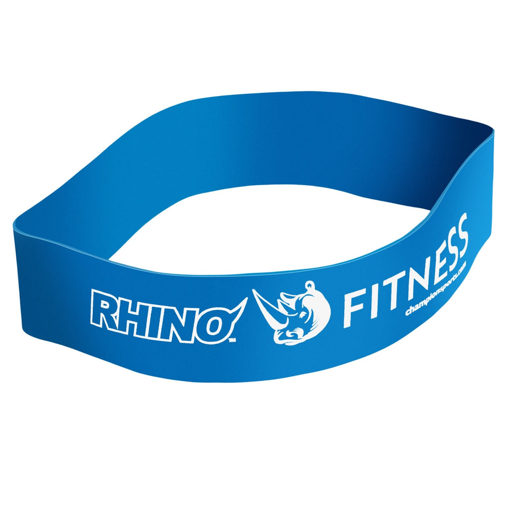 RHINO Fitness® Resistance Loop Series 20 lb, blue RHINO band fitness loop physical therapy resistance
