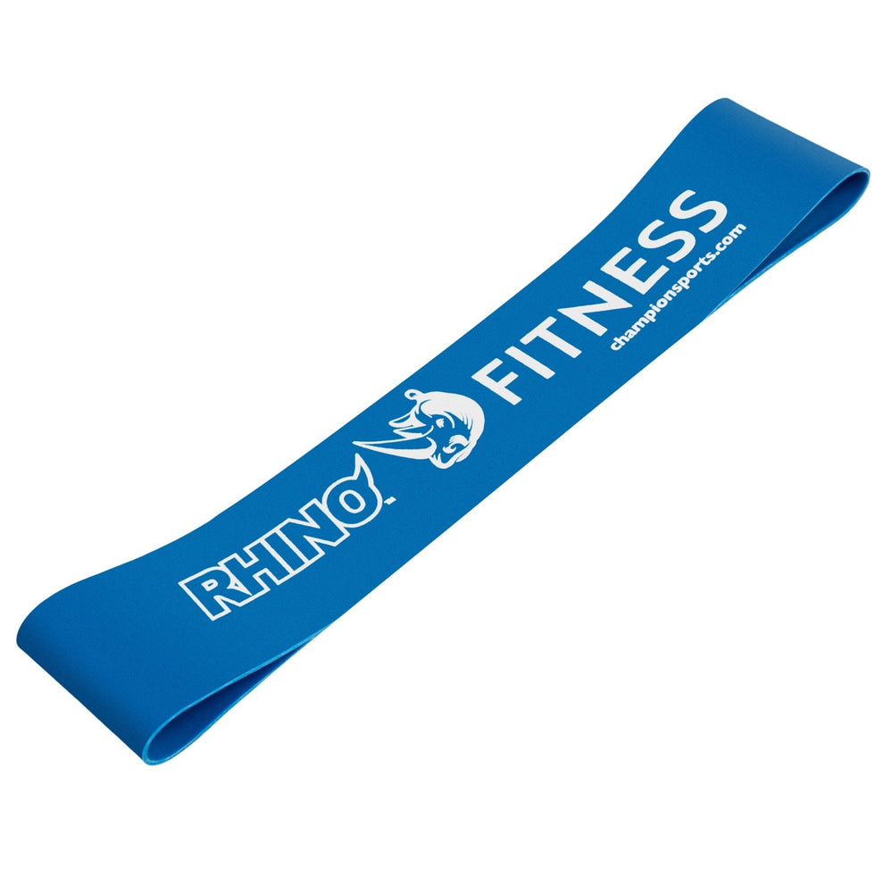 RHINO Fitness® Resistance Loop Series 20 lb, blue RHINO band fitness loop physical therapy resistance