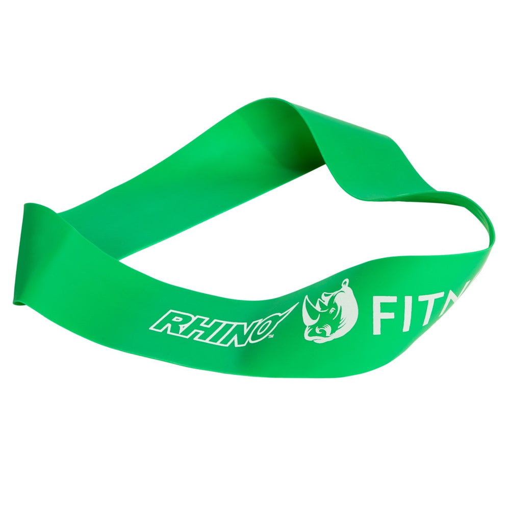 RHINO Fitness® Resistance Loop Series 16 lb, green RHINO band fitness loop physical therapy resistance