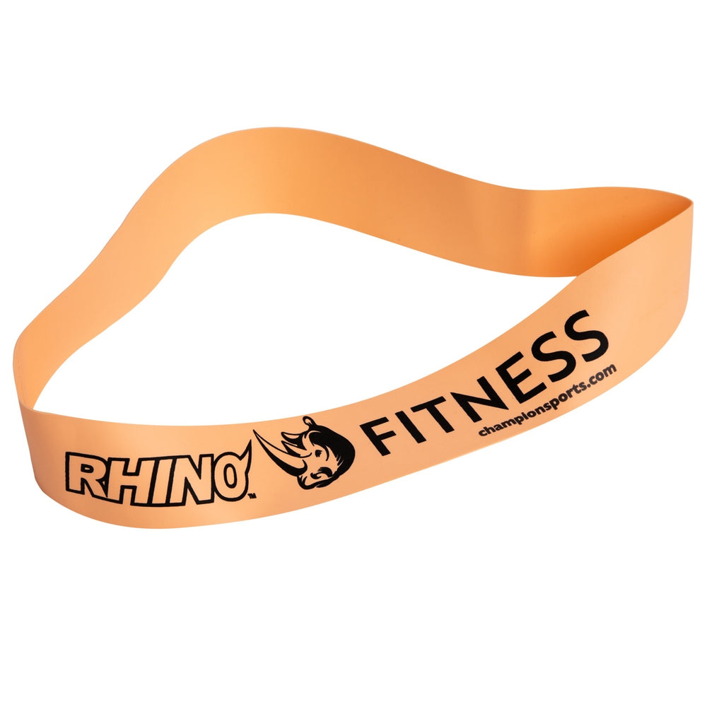 RHINO Fitness® Resistance Loop Series 10 lb, orange RHINO band fitness loop physical therapy resistance