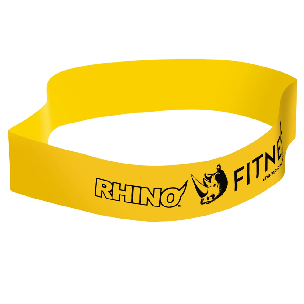 RHINO Fitness® Resistance Loop Series 12 lb, yellow RHINO band fitness loop physical therapy resistance