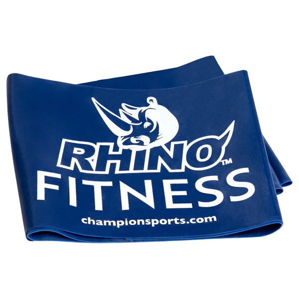 RHINO Fitness® Flat Exercise Band Series 15 lb, Heavy, Indigo RHINO Fitness fitness indoor outdoor physical therapy