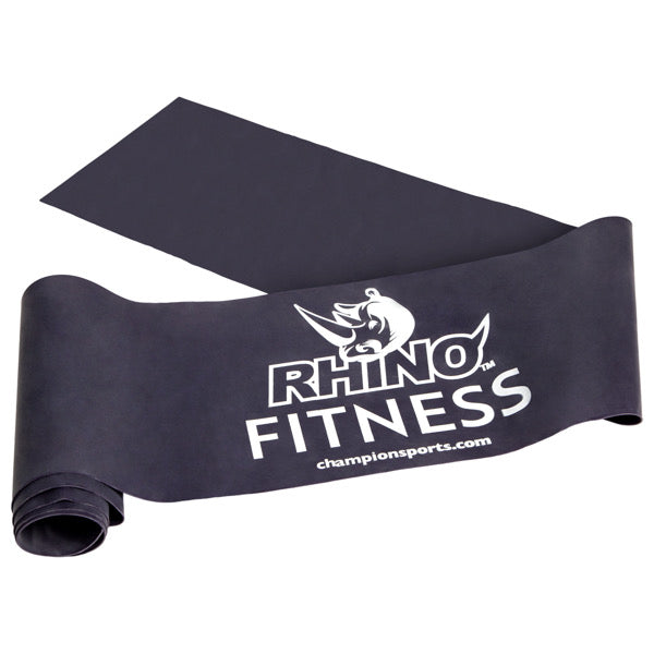 RHINO Fitness® Flat Exercise Band Series 20 lb, Extreme, Purple RHINO fitness indoor outdoor physical therapy