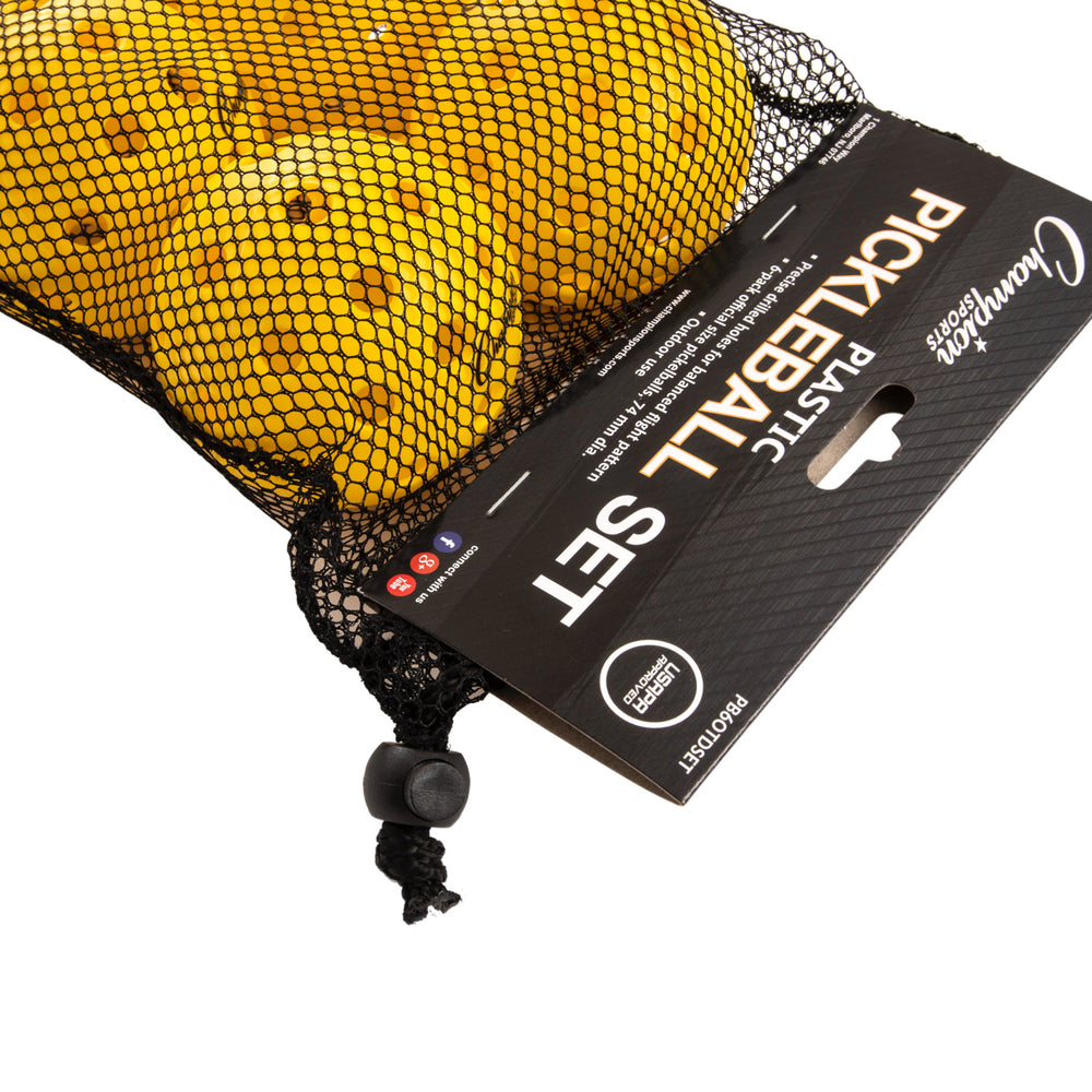 Striker Series, Set of Six Outdoor Pickleballs Rhino Pickleball balls outdoor pickleballs set