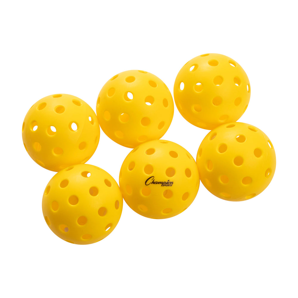 Striker Series, Set of Six Outdoor Pickleballs Rhino Pickleball balls outdoor pickleballs set