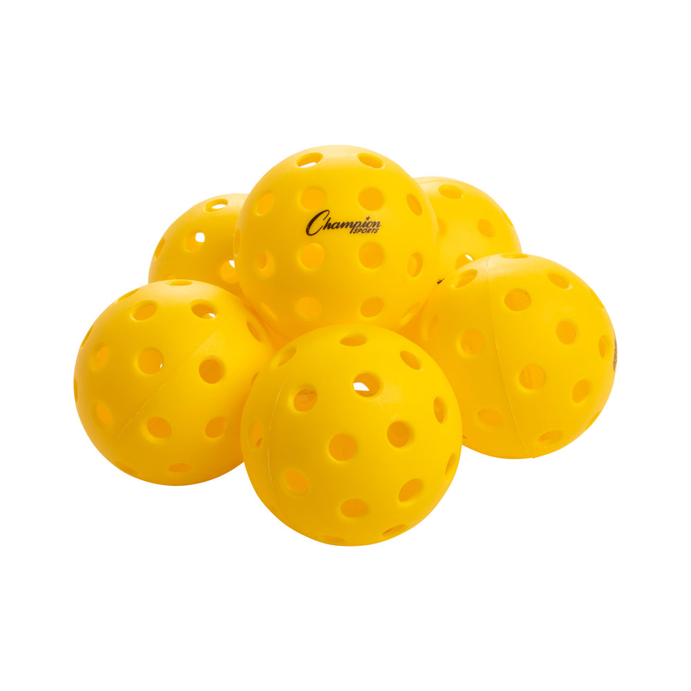 Striker Series, Set of Six Outdoor Pickleballs Rhino Pickleball balls outdoor pickleballs set