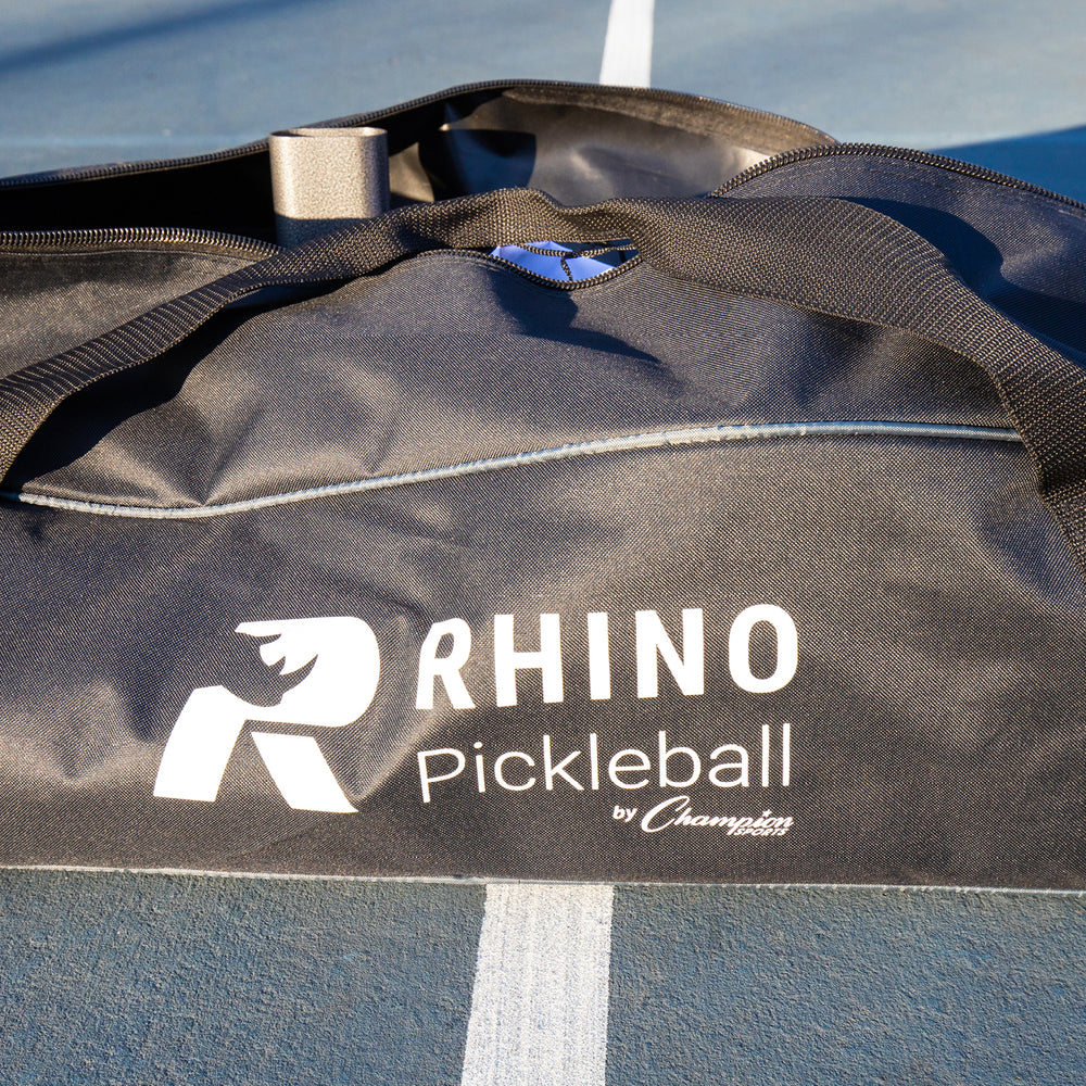 RHINO Deluxe Pickleball Net With Frame Wheels Rhino Pickleball nets