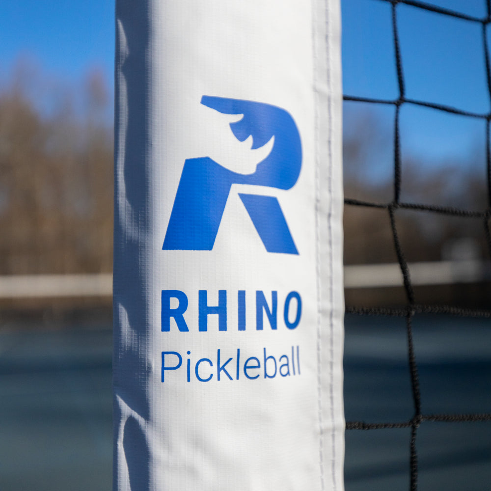 RHINO Deluxe Pickleball Net With Frame Wheels Rhino Pickleball nets