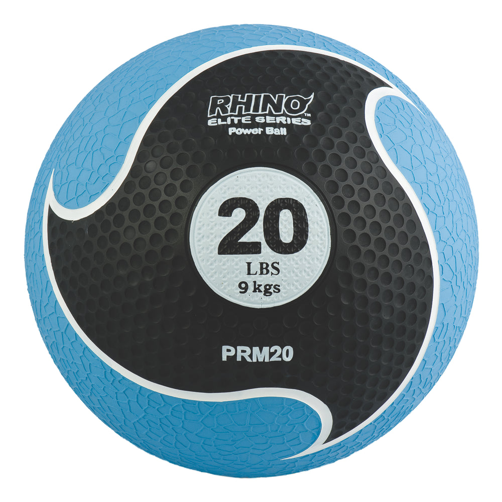 Rhino Elite Medicine Ball Series 20 lb RHINO __label:NEW! Agility fitness medicine ball physical therapy resistance Training
