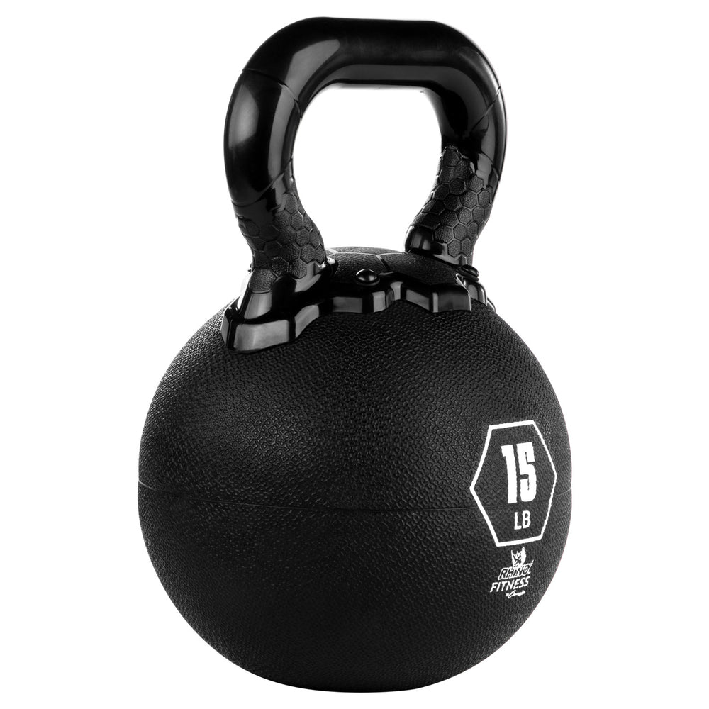 RHINO Fitness® Kettlebell Series 15 lb RHINO __label:NEW! fitness indoor kettlebell physical therapy