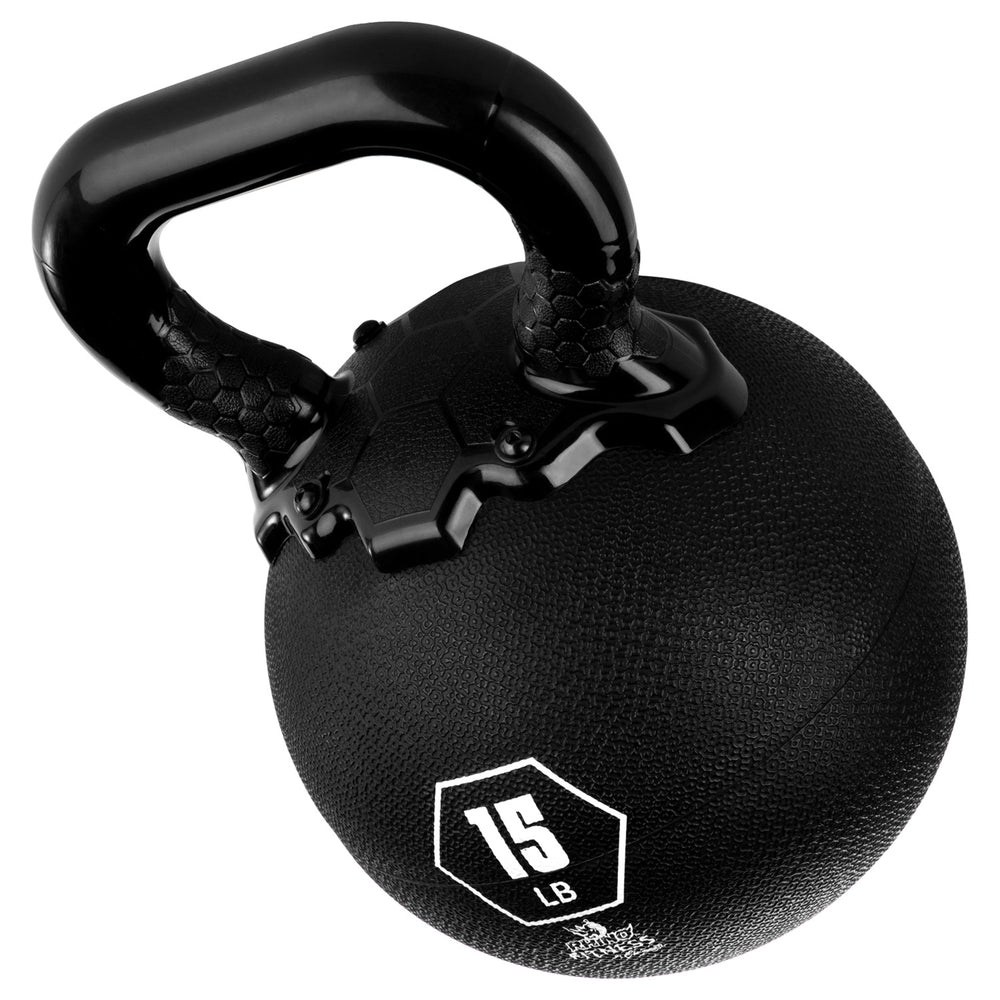 RHINO Fitness® Kettlebell Series 15 lb RHINO __label:NEW! fitness indoor kettlebell physical therapy