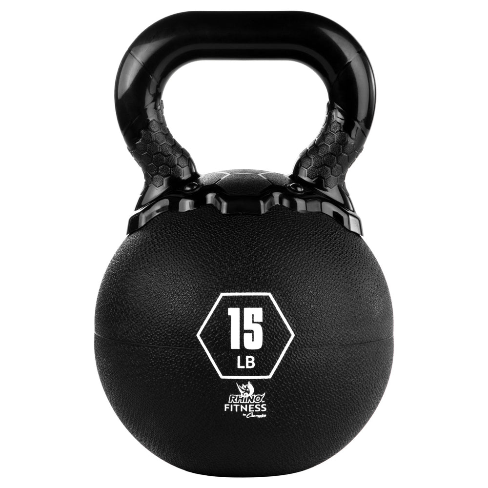 RHINO Fitness® Kettlebell Series 15 lb RHINO __label:NEW! fitness indoor kettlebell physical therapy