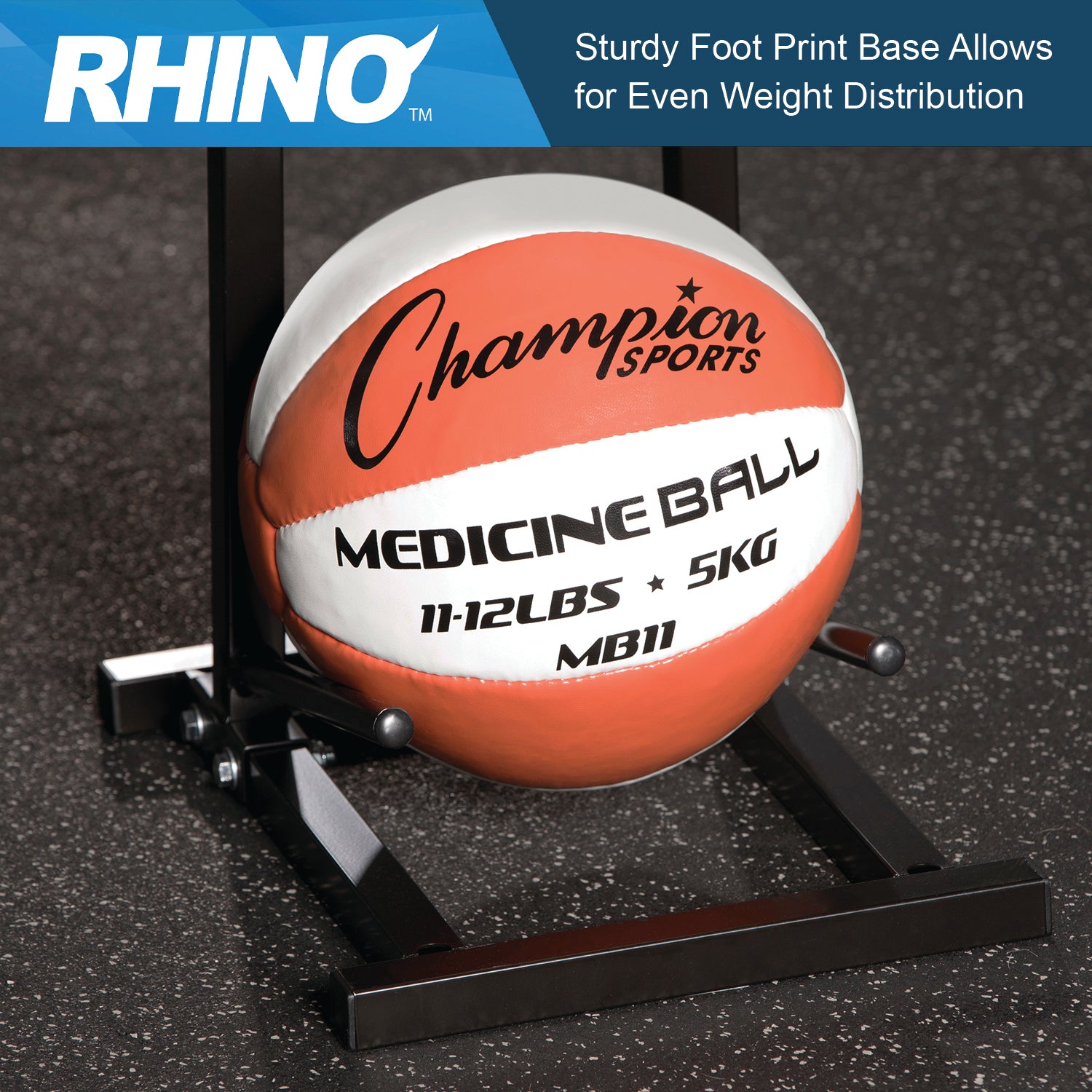 Single Medicine Ball Tree RHINO __label:NEW! accessories Agility fitness medicine ball physical therapy resistance Storage Training