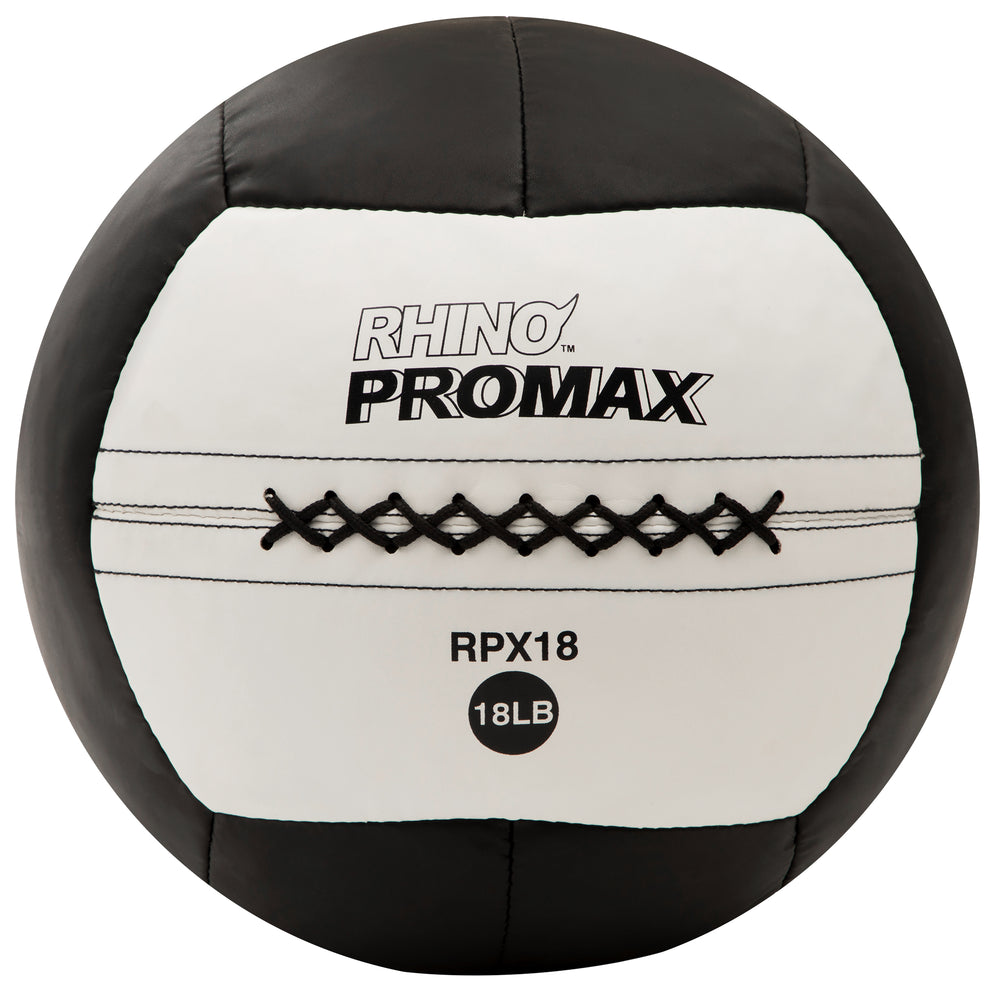 RHINO Fitness® ProMax Medicine Ball Series 18 lb, Black RHINO fitness indoor medicine ball physical therapy