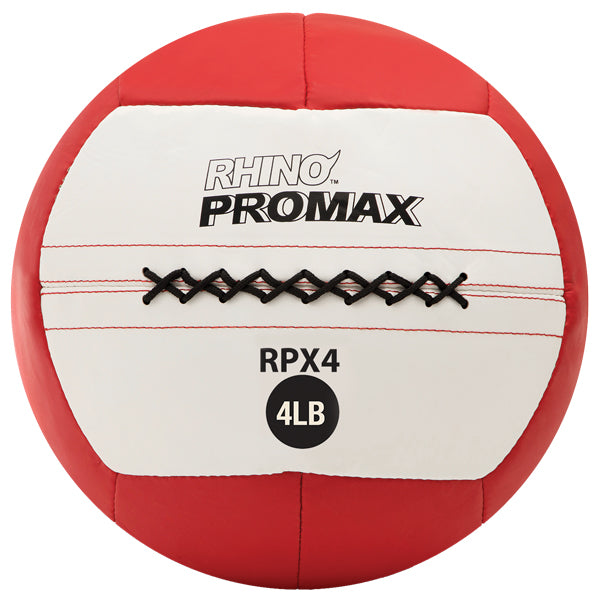 RHINO Fitness® ProMax Medicine Ball Series 4 lb, Red RHINO fitness indoor medicine ball physical therapy