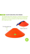 Saucer Cone Set in Orange RHINO accessories Cone