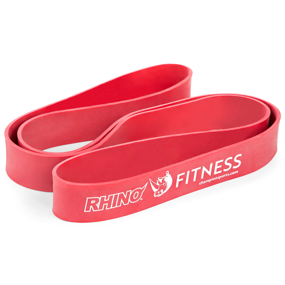 RHINO Fitness® Stretch Resistance-Training Band Series Heavy, 50-90 lbs, Red RHINO fitness